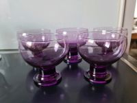 5 Glas Eisbecher aus den 90igern lila mit Farbverlauf Bayern - Erding Vorschau