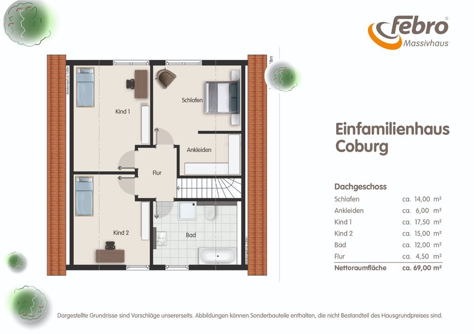 Ihr Baugrundstück und das Einfamilienhaus "Coburg"- Sie werden begeistert sein! in Calbe (Saale)