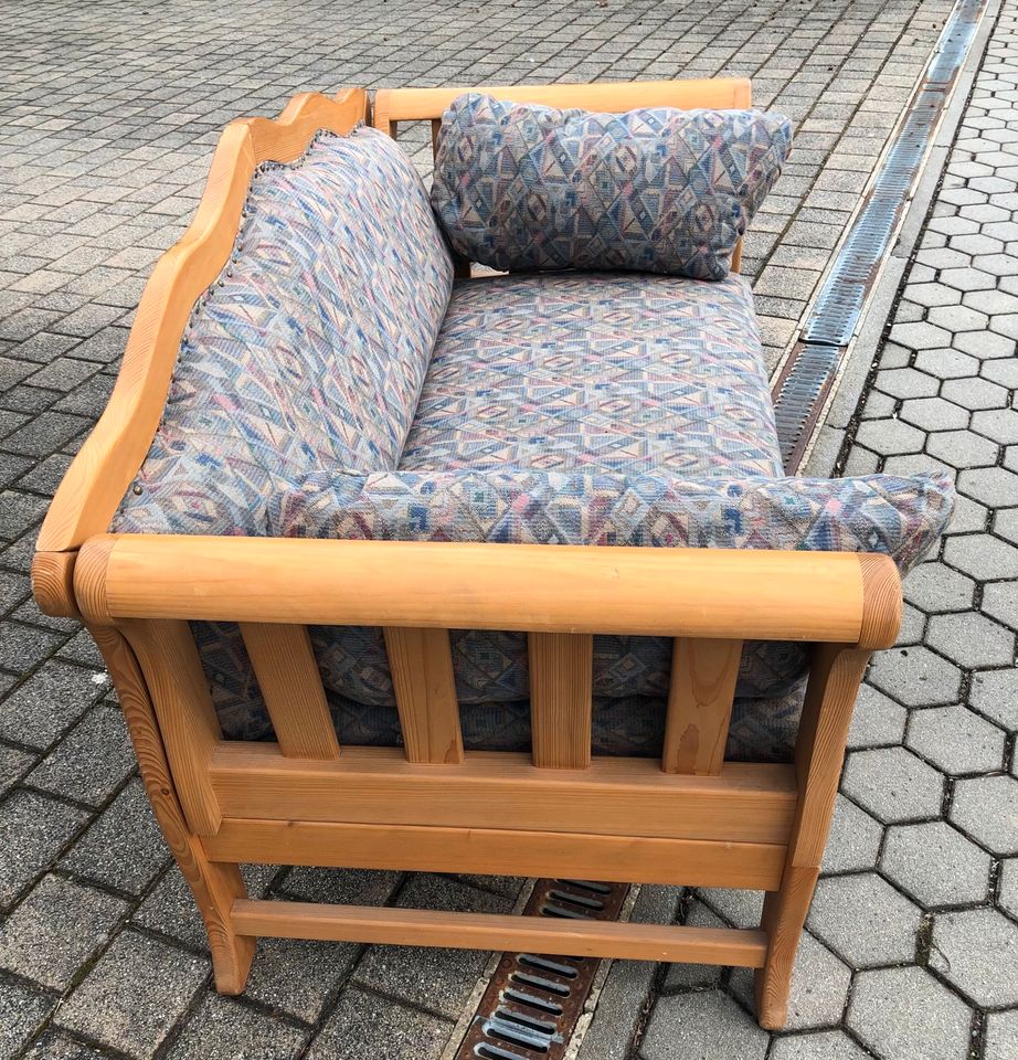 Couch Sofa Echtholz Biedermeier Antik in Bayreuth