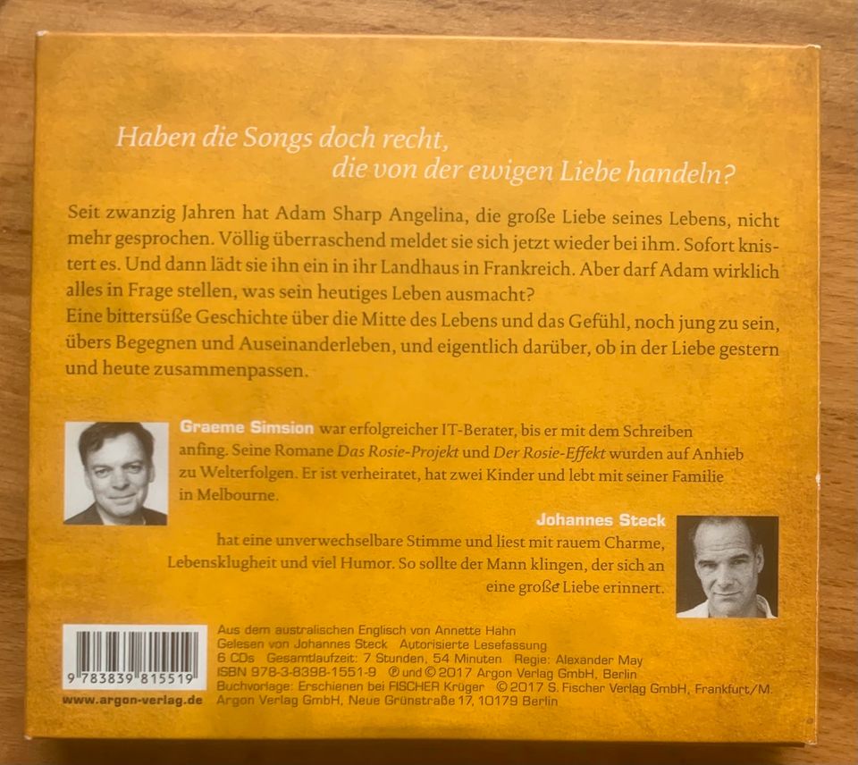 Graeme Simsion Der Mann der zu Träumen wagte in Solingen