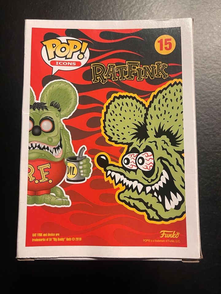 Rat Fink Pop Icons Sammelfigur selten Mooneyes USA V8 Custom in Buxtehude