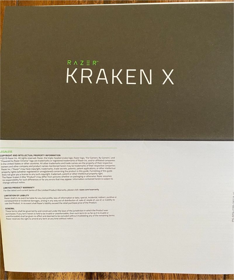 RAZER KRAKEN X Headset für Gaming etc. in Brunnthal