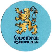 Bierdeckel Löwenbräu München - Münchner Hell - Löwenbräu AG Baden-Württemberg - Weingarten Vorschau