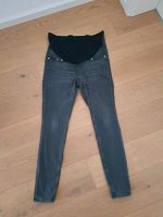 H&M Mama Hose Jeans Umstandshose Gr. L High Rib grau Bayern - Mühldorf a.Inn Vorschau