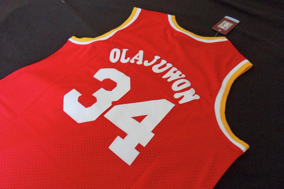 Hakeem Olajuwon Houston Rockets Trikot Rot in Köln