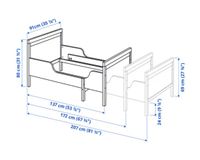 SUNDVIK Kinderbett Ausziehbar (das mit wächst) Ikea Baden-Württemberg - Sinsheim Vorschau