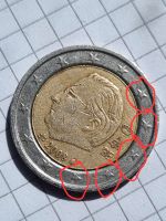 2 Euro Münze 2008 König Albert II , Sammler Fehler beidseitig Rheinland-Pfalz - Raumbach Vorschau