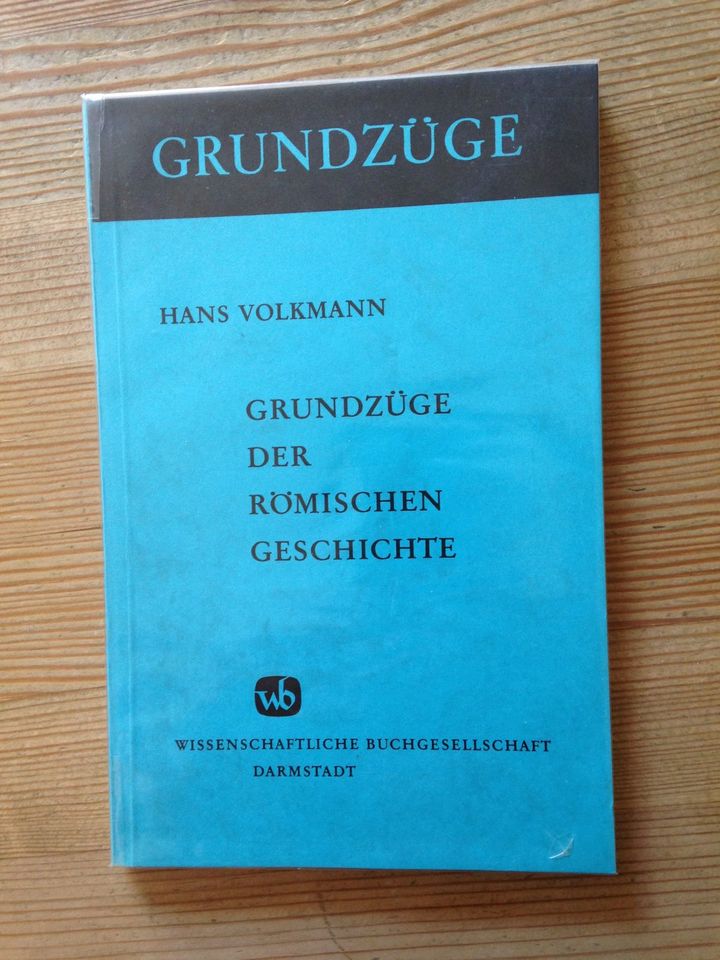 Volkmann: Grundzüge der Römischen Geschichte in Berlin