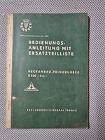 Bedienungsanleitung Ersatzteilliste Feingrubber B230 VEB ZT Dutra Sachsen-Anhalt - Stendal Vorschau