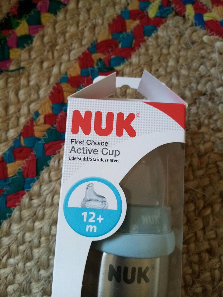 Nuk Flasche Edelstahl First Choice Active Cup in Cadolzburg