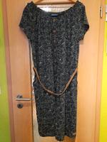 ♥️ Gina Kleid Gr. 50/52 anthrazit - weiß / beige Sachsen - Hohndorf Vorschau