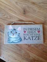 Holzschild Katze Bayern - Wiedenzhausen Vorschau