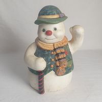 Schneemann Dekofigur mit Schlitz für Kleingeld ca. 27 cm Niedersachsen - Hessisch Oldendorf Vorschau