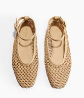H&M Netzballerina - Ballerina Leder - Butteryellow - Mesh - 41 Frankfurt am Main - Bockenheim Vorschau