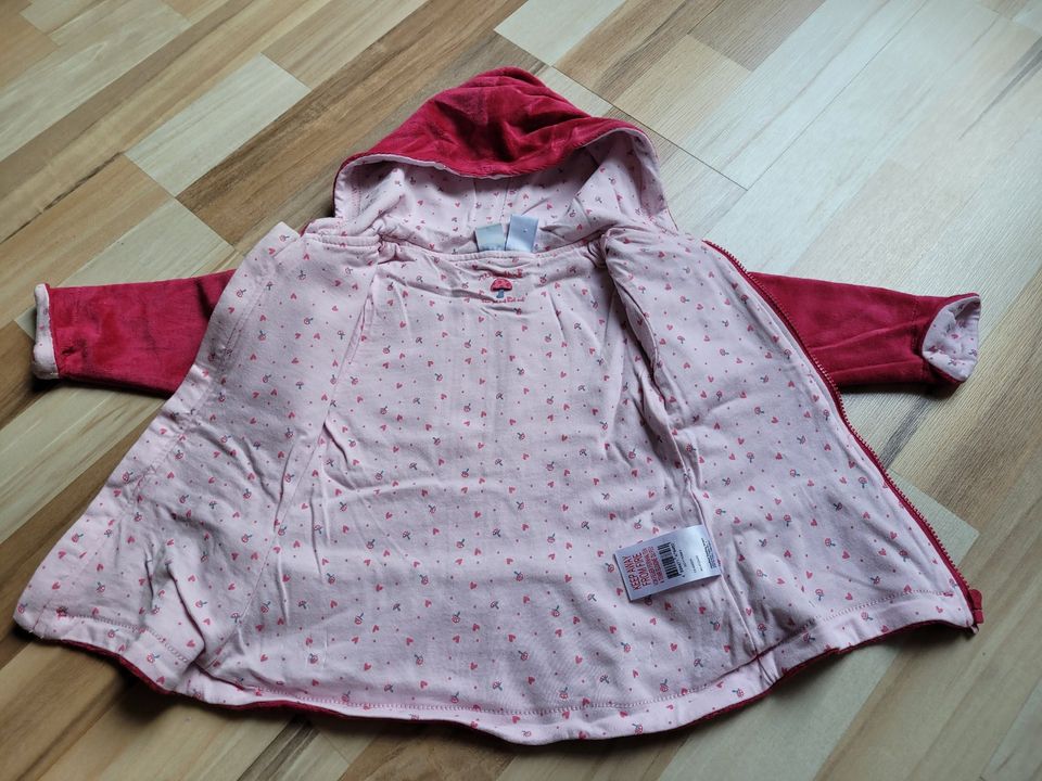 Set 3 Teile Mädchen Jacke Hose Pullover Kind Größe 74 pink in Friedrichsthal