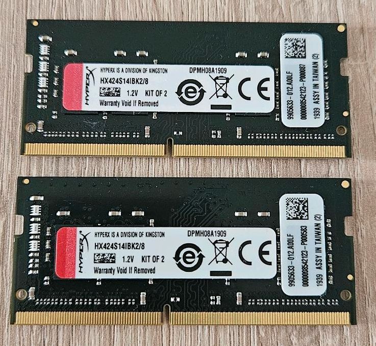 Kingston HyperX Arbeitsspeicher 8GB (2x 4GB) DDR4 RAM | gebraucht in Dresden