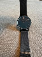Herren Armbanduhr minimalistisch schwarz dunkelgrau rund Düsseldorf - Stadtmitte Vorschau