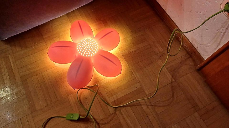 Deko Leuchte, Blumen Lampe, Mond Lampe in Traitsching