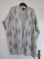 Offener Cardigan Strickjacke hellgrau weiß Primark Atmosphere Baden-Württemberg - Fellbach Vorschau