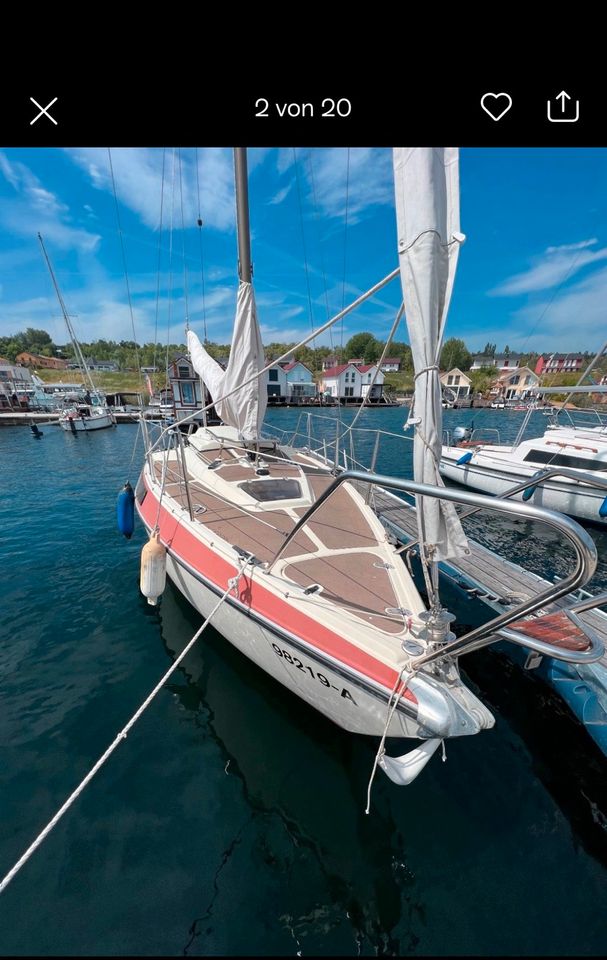 Segelboot Bavaria 707 in Nordhausen