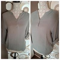⭐️ Musselin Bluse Shirt 3/4 Grün Salbei Gr.34 XS S Hessen - Volkmarsen Vorschau
