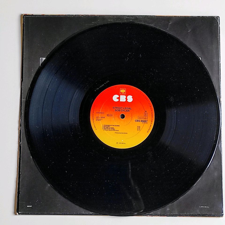Vinyl-LP, Bob Dylan, Street Legal in Osnabrück