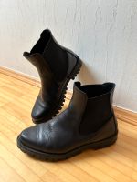 Schwarze Echtleder Stiefeletten/Stiefel von Bullboxer • 38/39 Niedersachsen - Hildesheim Vorschau