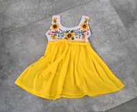 Kinderkleid gelbes Blumenkleid für Kinder 92 Stickerei Dortmund - Westerfilde Vorschau