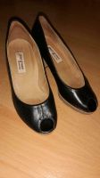 Pumps Paul Green peeptoes Leder 38 schwarz Rheinland-Pfalz - Bullay Vorschau