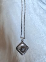 Collier Silber 835 Handarbeit mit Kette Bremen - Obervieland Vorschau