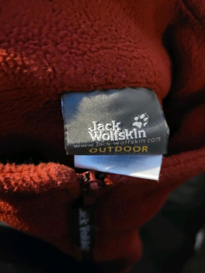 Jack wolfskin fleecepullover rot Gr.M in Dresden