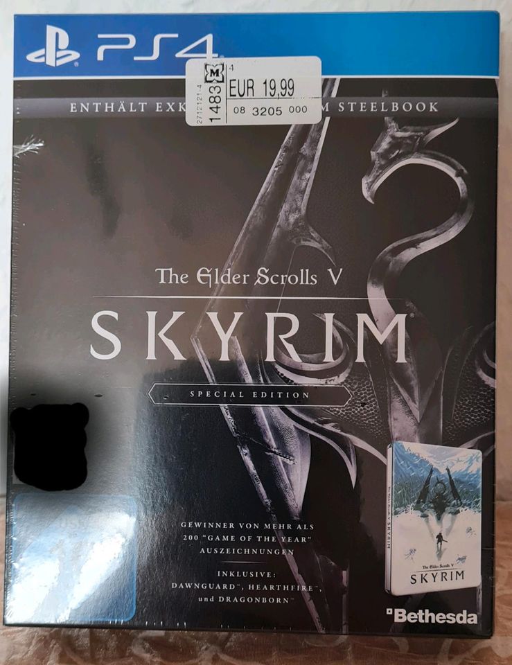 PS 4 Skyrim Steelbook Edition sealed in Niederwörresbach