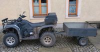 Quad/ATV mit Anhänger Sachsen - Wilsdruff Vorschau