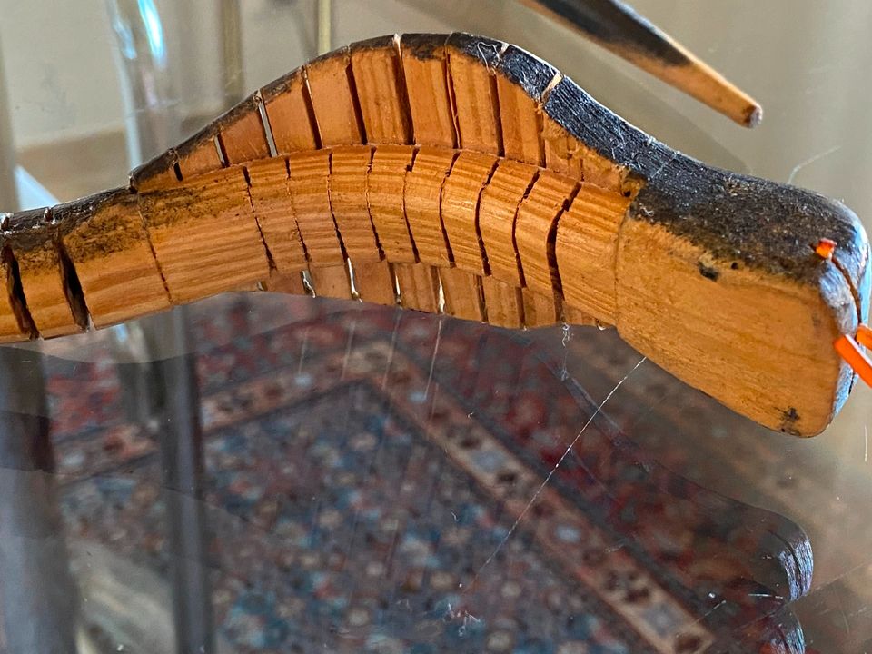 SCHLANGE,Holz,beweglich,Glieder originalgetreu,aus Marokko,90cm l in Pulheim