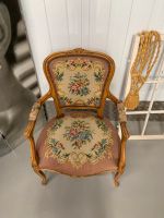 Antike Gobelin Stuhl Armlehnstuhl Rosé Altona - Hamburg Bahrenfeld Vorschau