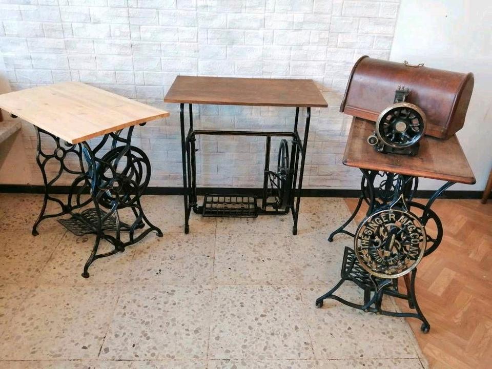SINGER ,  LADA Nähmaschine gestell Schreibtisch Tisch upcycling in Taunusstein