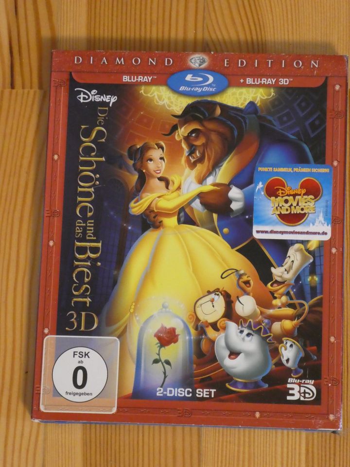 9 Blu-rays in 3D für Kinder, Merida, Rapunzel, Schöne und Biest in Petershausen