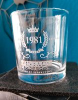 Whiskeyglas Geschenk für Jahrgang 1981, neu Nordrhein-Westfalen - Witten Vorschau