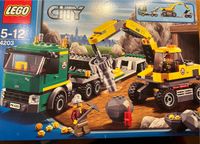 Lego City 4203 Bagger LKW Tieflader komplett Bayern - Bayreuth Vorschau