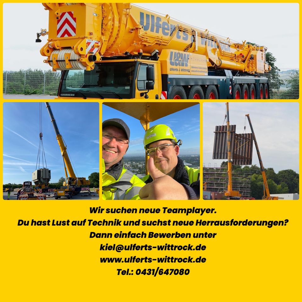 Mobilkranfahrer m/w/d.  U&W NL Kiel in Kiel