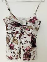 Weißes Trägershirt von Comma mit Blumenmuster Bayern - Hallstadt Vorschau