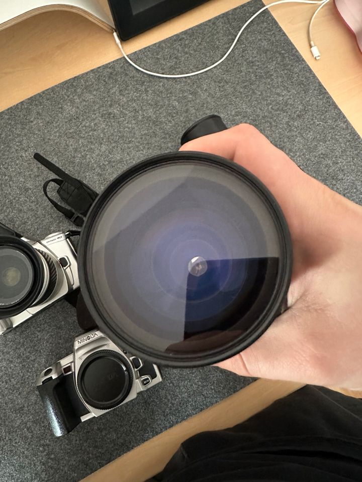 Konvolut Analoger Kameras Objektive Canon Minolta in Heilbronn