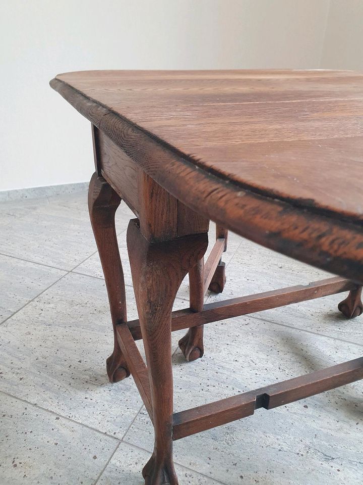 Tisch Esstisch Auszugstisch Antiquitäten Möbel Jugendstil Massiv in Zellingen