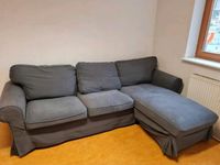 Ektorp Bezug Ikea 3er-Sofa mit Récamiere Hakebo dunkelgrau Baden-Württemberg - Offenburg Vorschau