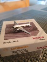 Herpa Flugzeug 1 500 Lufthansa DC3 Modell Metall Sachsen - Wurzen Vorschau