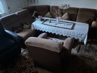 Verschenke 70er Jahre Couch (Sofa) Set mit Tisch Hessen - Körle Vorschau