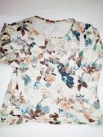 ESPRIT Damen Sommer Pullover Langarmshirt Blumenmuster Gr M beige Bremen - Neustadt Vorschau