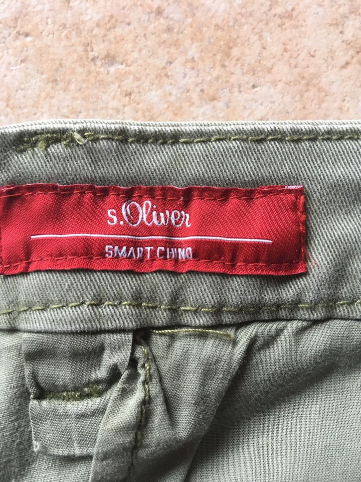 S.Oliver Chino Damenhose  Khaki Gr.42 in Greifenstein