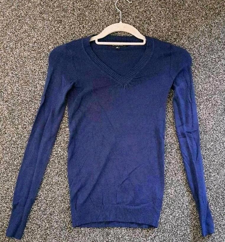 Pullover, XS, Chicorée, blau, dünn, ungetragen, neu in Aschaffenburg