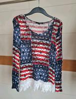 Tally Weijl Shirt Amerika U.S.A rot weiß blau 36 38 S M Only H&M Baden-Württemberg - Bad Friedrichshall Vorschau